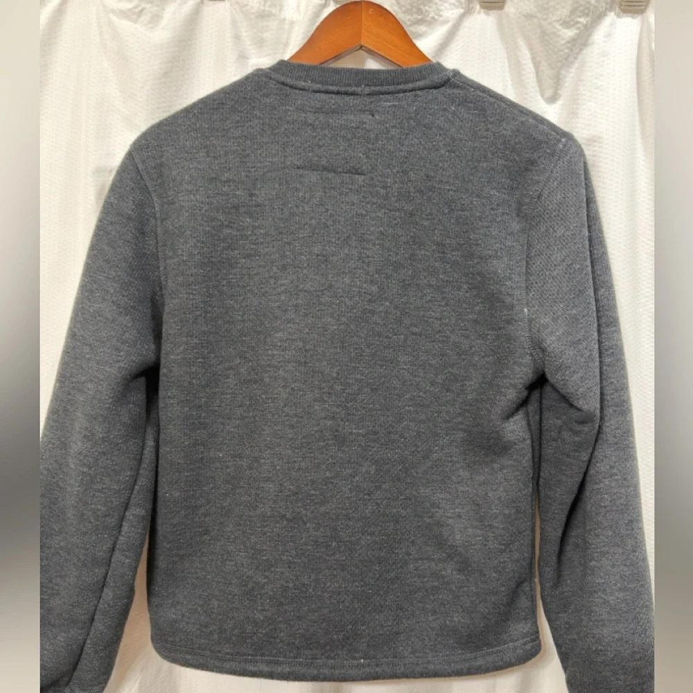 Coleman Boy's long-sleeve sherpa-lined waffle henley shirt Sz Adult Small EUC‎
